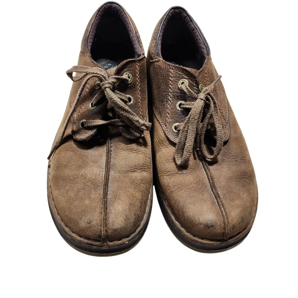 Dr. Martens Nevin Shoes Mens 13 Brown Leather Oxford Lace Up AW004 KV05 N‎